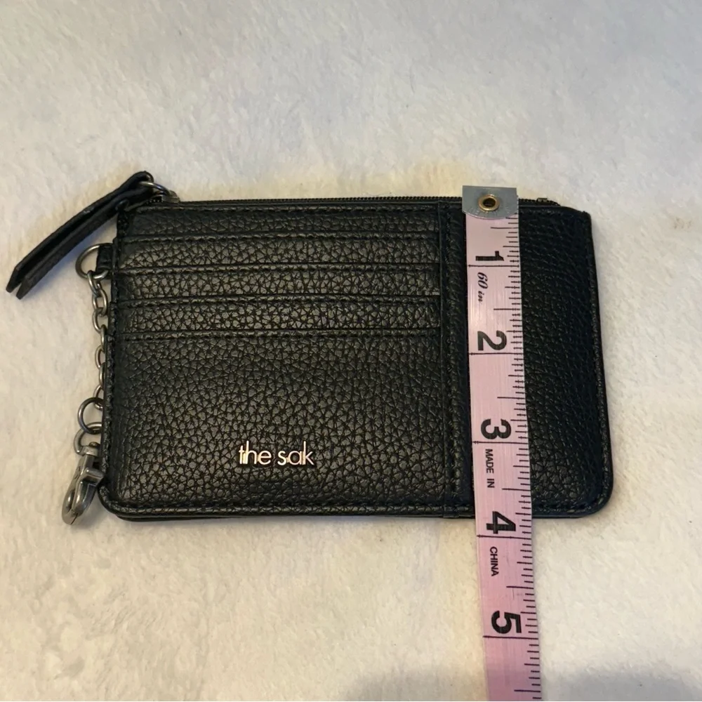 The Sak Iris Wristlet Wallet Black Leather Card Holder - Picture 5 of 6